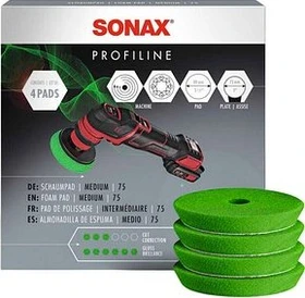 Sonax Profiline SchaumPad medium 75, 4Stk.
