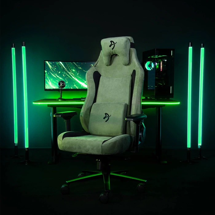 Arozzi Vernazza XL Supersoft Gamingstuhl, forest green