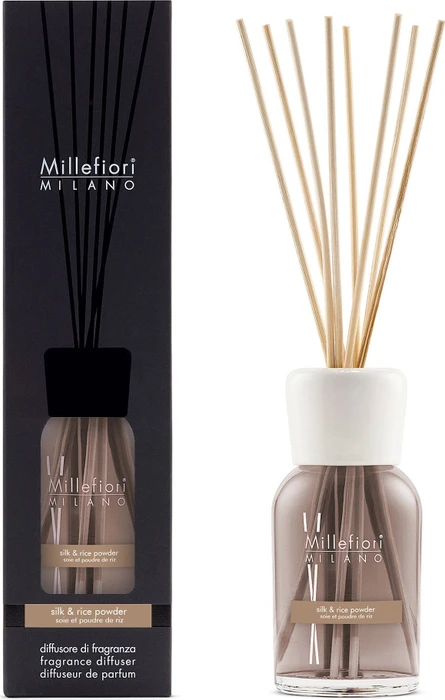 Millefiori Milano Silk & Rice Powder Duftstäbchen, 500ml