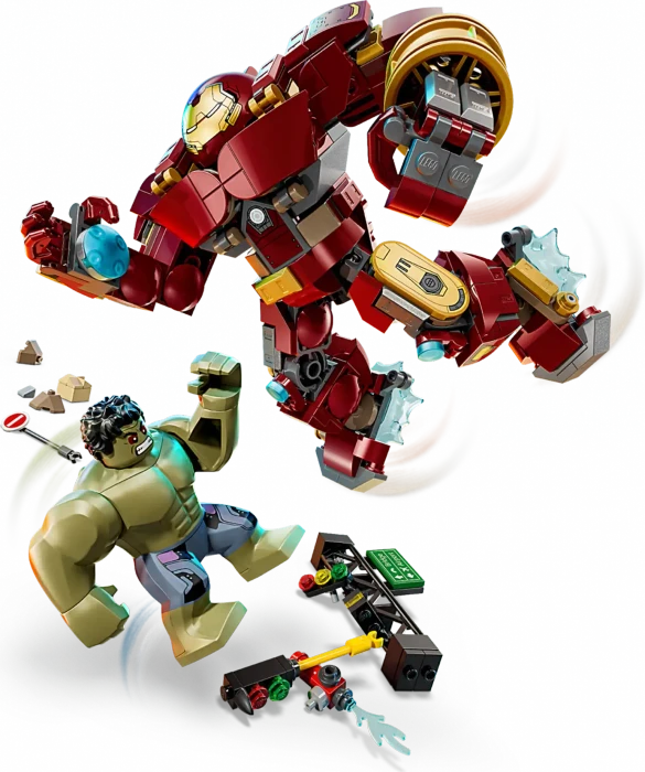 LEGO Marvel Super Heroes Spielset - Duell der Giganten: Hulkbuster vs. Hulk