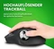 Perixx PERIPRO-303FTB 34mm für Perimice und Logitech M570, Ersatz-Trackball, Fußball, schwarz/weiß Vorschaubild