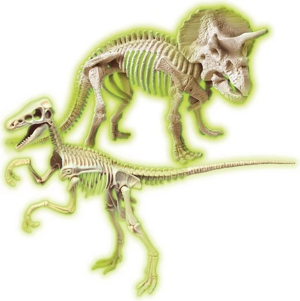 Clementoni Jurassic World Ausgrabungs-Set Triceratops & Velociraptor