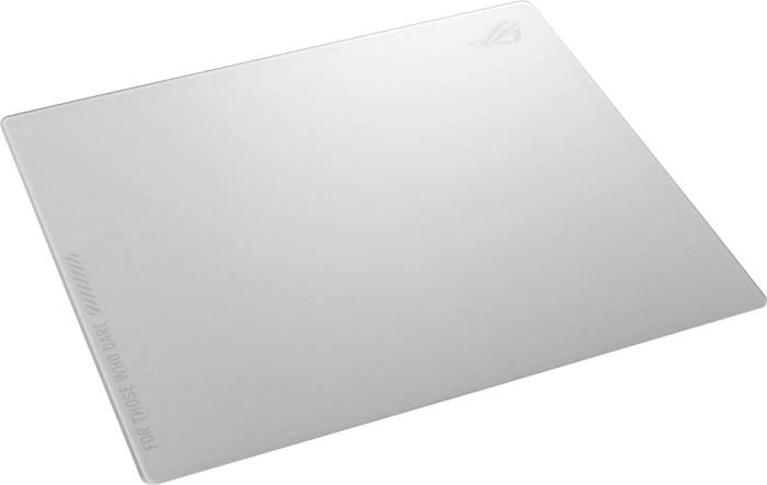 ASUS ROG Moonstone Ace L Glass Mousepad, 500x400mm, White Edition
