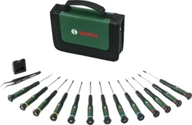 Bosch DIY Präzision Schraubendrehersatz inkl. Tasche, 15-tlg.