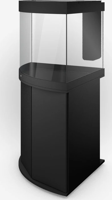 Juwel Trigon 190 LED Aquarium-Set mit Unterschrank, schwarz/schwarz, 190l