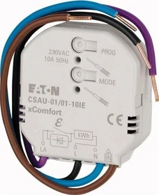 Eaton xComfort Schaltaktor, 10A und lokaler Eingang, Energiemessung, Schaltaktor (172939/CSAU-01/01-10IE)