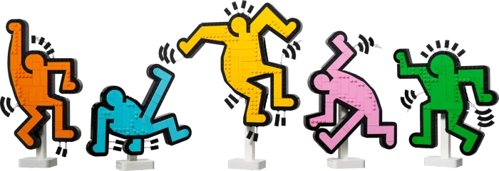 LEGO Art - Keith Haring - Tanzende Figuren