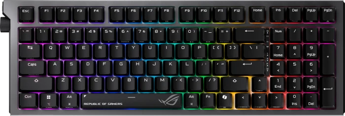ASUS ROG Strix Morph 96 Wireless, schwarz, ROG NX SNOW V2, USB/Bluetooth, UK