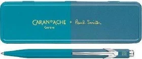 Caran d'Ache 849 Paul Smith Kugelschreiber cyan blue/steel blue, Metalletui