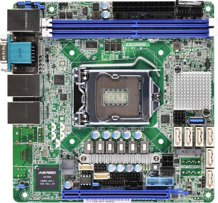 ASRock Rack E3C232D2I (Intel 1151)