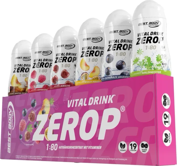 Best Body Nutrition Vital Drink Zerop Mix Tray 288ml (6x 48ml)