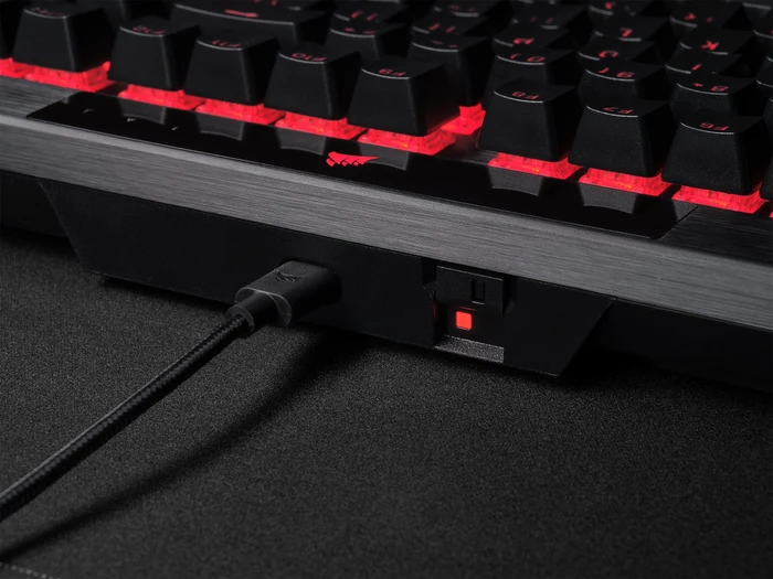 Corsair Gaming K70 RGB PRO, MX SPEED RGB Silver, USB, DE