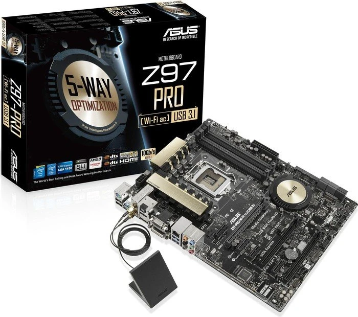 ASUS Z97-Pro [Wi-Fi ac/USB 3.1] (Intel 1150)