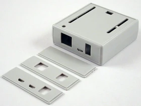 Hammond Manufacturing Gehäuse für Arduino Leonardo/M0 Pro/Uno/Yun, grau