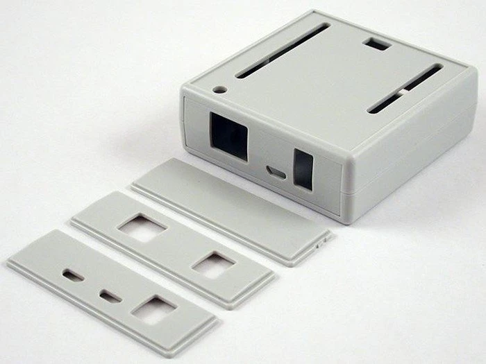 Hammond Manufacturing Gehäuse für Arduino Leonardo/M0 Pro/Uno/Yun, grau