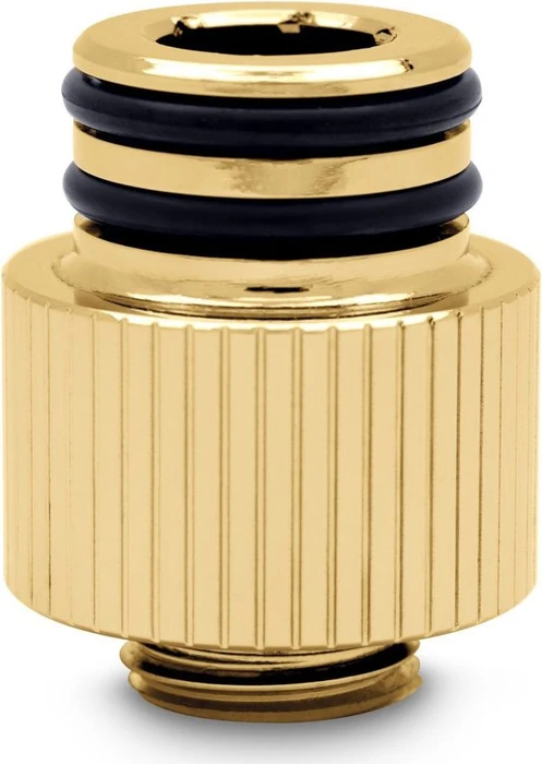 EK Water Blocks Quantum Line EK-Quantum Torque Push-In Adapter M 14, G1/4", gold