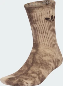 adidas Tie-Dye Crew Socken off white/wonder beige/dark brown, 3 Paare