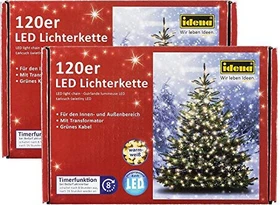 Idena Lichterkette LED 120x warmweiß
