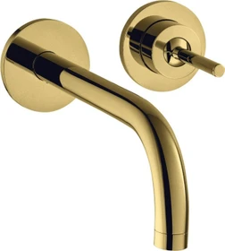 Hansgrohe Axor Uno Waschbeckenarmatur 165mm Ausladung polished goldoptik