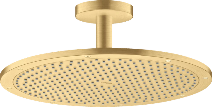 Hansgrohe Axor ShowerSolutions Kopfbrause 350 1jet mit Deckenanschluss brushed goldoptik
