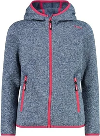 CMP Knit-Tech Meliert Fleece Jacke space/sky blue (Junior)