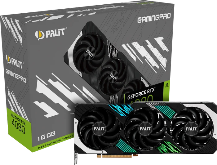 Palit GeForce RTX 4080 SUPER GamingPro, 16GB GDDR6X, HDMI, 3x DP