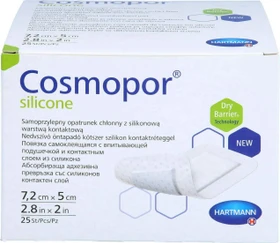 Hartmann Cosmopor silicone Wundverband steril, 5 x 7.2cm, 25 Stück