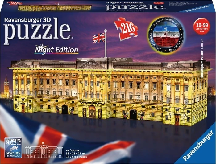 Ravensburger Puzzle Buckingham Palace bei Nacht