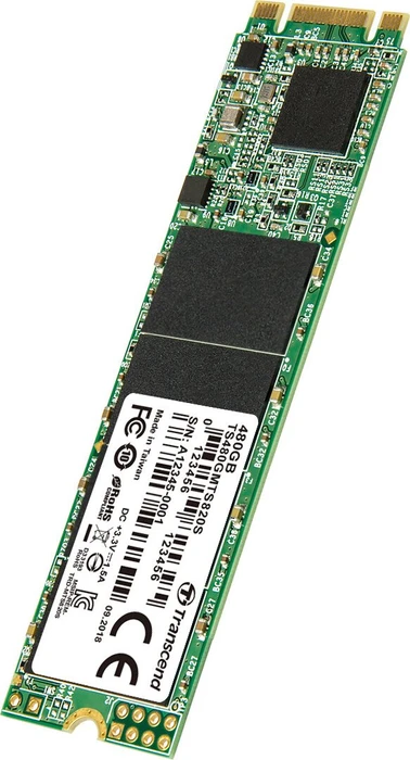 Transcend MTS820S SSD 480GB, M.2 2280 / B-M-Key / SATA 6Gb/s