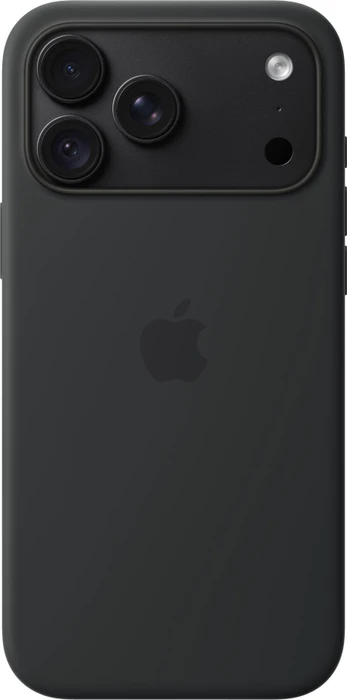 Apple Silikon Case mit MagSafe für iPhone 18 Pro Max schwarz