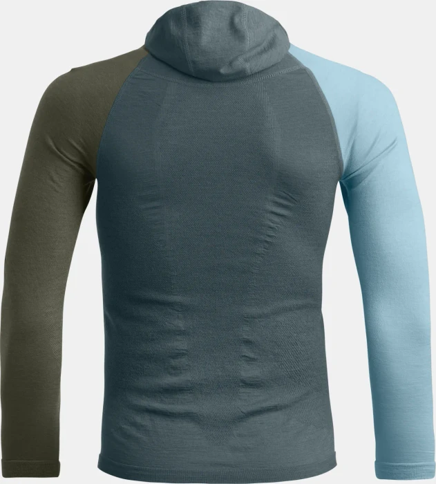 Ortovox 120 Comp Light Hoody Funktionsshirt langarm dark arctic grey (Herren)