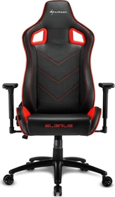 Sharkoon Elbrus 2 Gamingstuhl, schwarz/rot