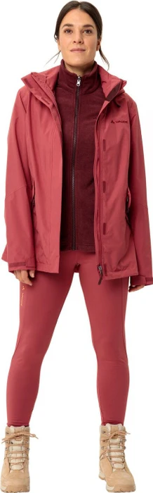 Vaude Rosemoor 3in1 II Funktionsjacke brick (Damen)