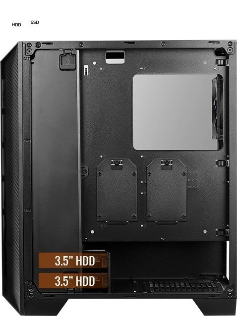 AeroCool Cylon Pro, schwarz, Acrylfenster