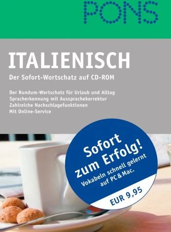 Pons Die Sofort-Wortschatz - Italienisch (PC/MAC)