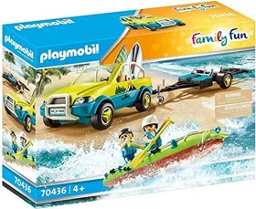 playmobil Family Fun Strandauto mit Kanuanhänger