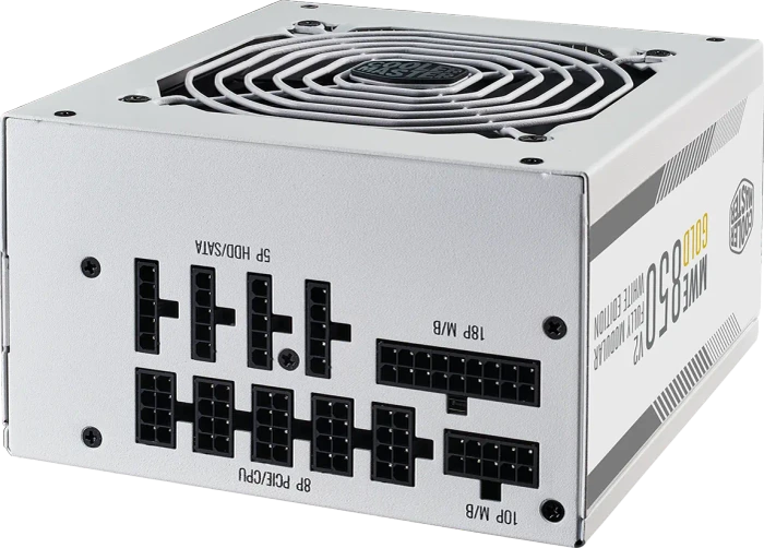 Cooler Master MWE Gold V2 Fully Modular - White Edition 850W, ATX 3.0
