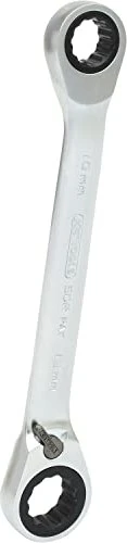 KS Tools GEARplus Doppelringratschenschlüssel, 10/13x150mm