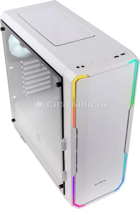 BitFenix Enso RGB, weiß, Glasfenster