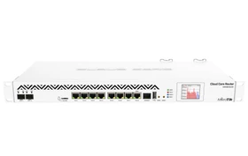 MikroTik RouterBOARD Rackmount Gigabit Router, 8x RJ-45, 2x SFP+ (CCR1036-8G-2S+EM)