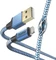 Hama Ladekabel Reflective USB-A/Lightning 1.5m Nylon blau Vorschaubild