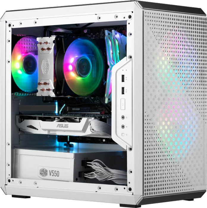 Cooler Master MasterBox Q300L White, Acrylfenster