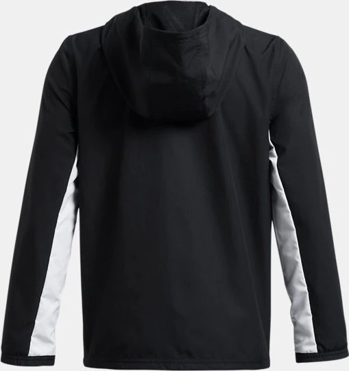 Under Armour Rival Woven Jacke schwarz/weiß (Junior)