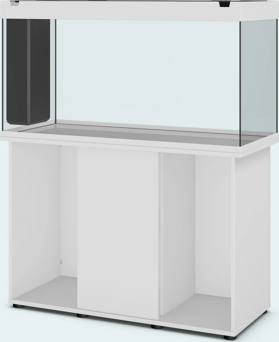 Juwel Rio 350 LED Aquarium-Set mit Unterschrank, weiß/weiß, 350l