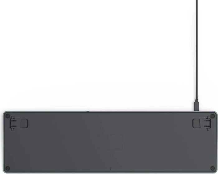 Hama CK-400 USB-Tastatur, schwarz/grau, LEDs weiß, USB, DE