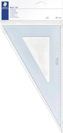 Staedtler Mars 567 Zeichendreieck 60° 33cm, blau/transparent