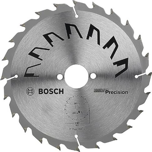 Bosch DIY Precision Kreissägeblatt 24Z, 190x2.5x30mm, 1 Stück