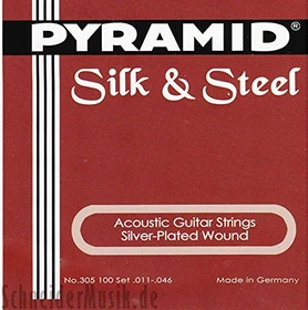 Pyramid Acoustic Silver Plated Slik & Steel