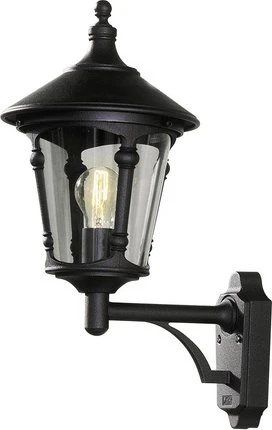 Konstsmide Virgo E27 24cm Wandleuchte schwarz