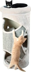 Trixie Cat Tower Gracia, grau/weiß